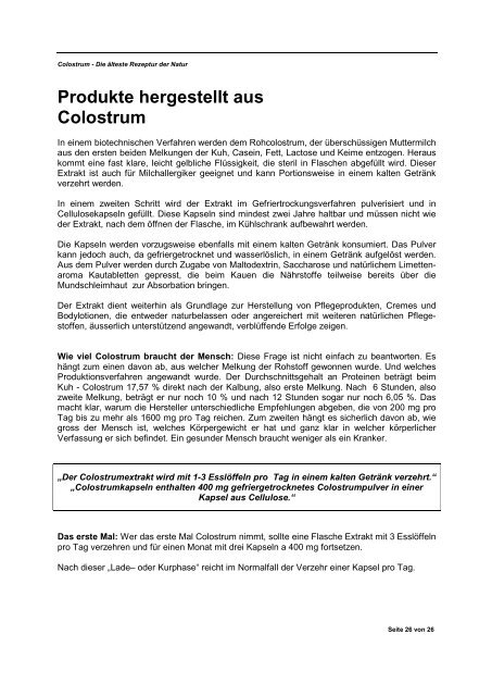 Colostrum - InfoVit