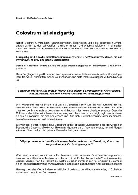 Colostrum - InfoVit