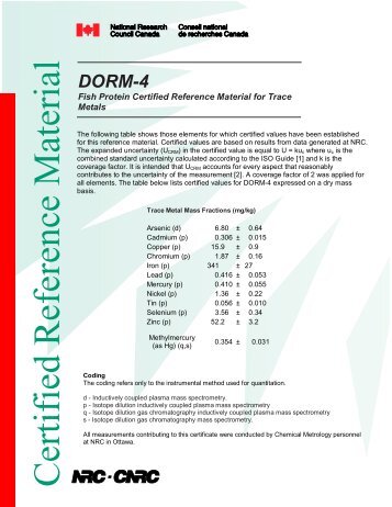 DORM-4 - National Research Council Canada