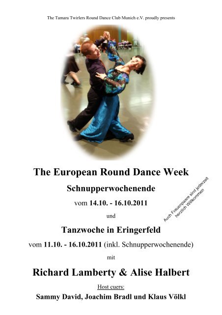 The European Round Dance Week Richard Lamberty & Alise Halbert