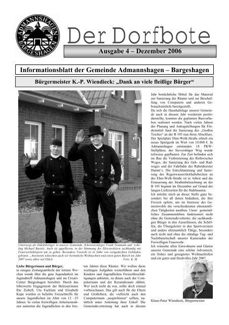 Ausgabe 4 - Admannshagen-Bargeshagen