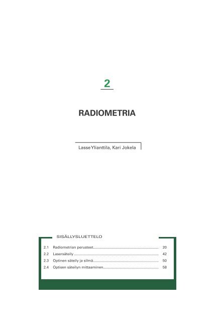2. Radiometria - STUK