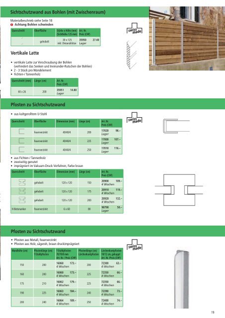 Katalog Larus, Holz im Garten (5.73 MB) - Bürgi.ch AG