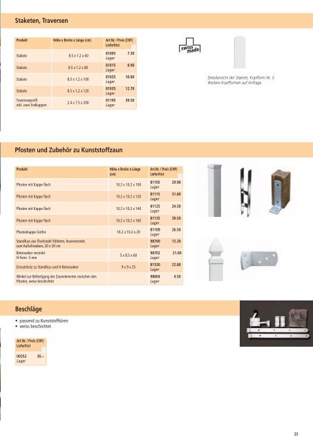 Katalog Larus, Holz im Garten (5.73 MB) - Bürgi.ch AG