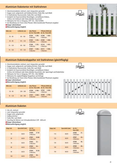 Katalog Larus, Holz im Garten (5.73 MB) - Bürgi.ch AG