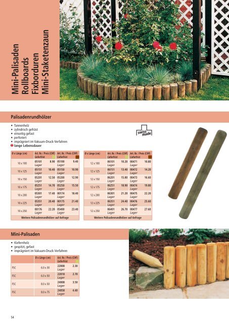 Katalog Larus, Holz im Garten (5.73 MB) - Bürgi.ch AG