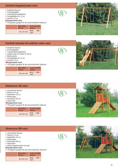 Katalog Larus, Holz im Garten (5.73 MB) - Bürgi.ch AG