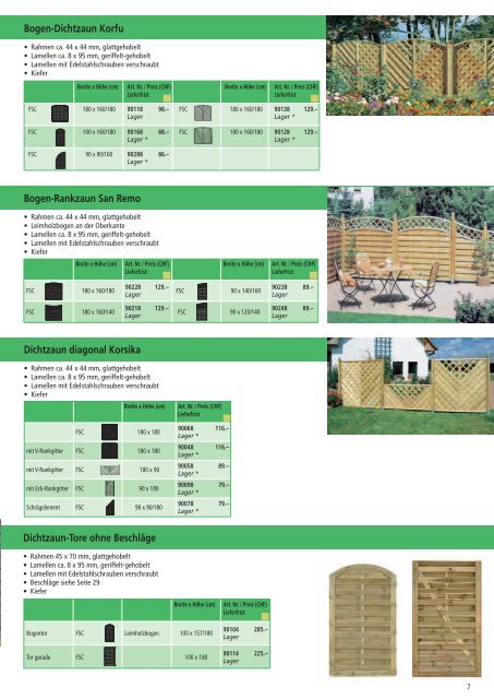 Katalog Larus, Holz im Garten (5.73 MB) - Bürgi.ch AG