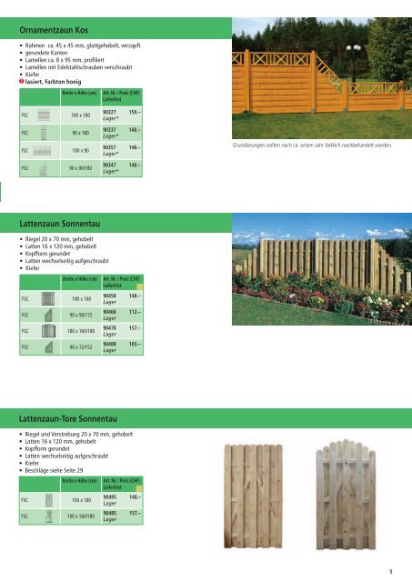 Katalog Larus, Holz im Garten (5.73 MB) - Bürgi.ch AG