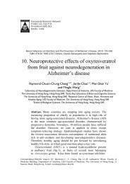 10. Neuroprotective effects of oxyresveratrol from fruit against ...