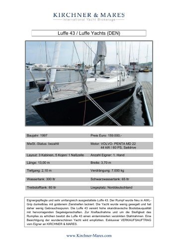 Luffe 43 / Luffe Yachts (DEN) - BoatNet