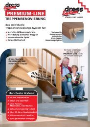 DRESS - System Flyer Treppenrenovierungen als PDF - Hamburg