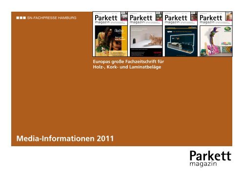 Media-Informationen 2011 Parkett - ParkettMagazin