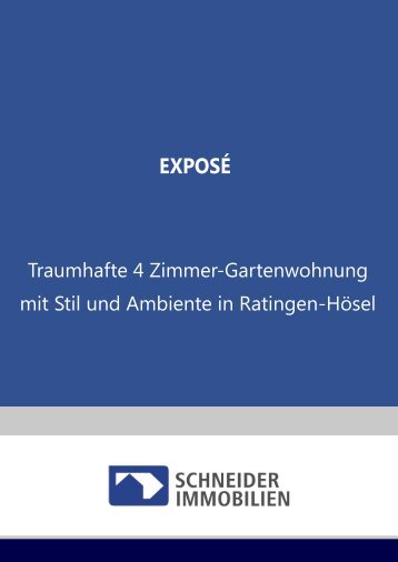 Beipielexposé Eigentumswohnung - Schneider Immobilien