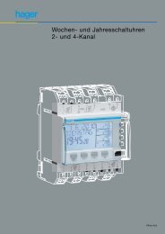 Wochen- und Jahresschaltuhren 2- und 4-Kanal
