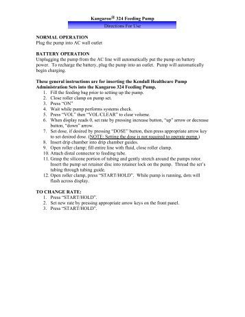 APPLIX Smart - Enteral Feeding Pump - Instructions for use