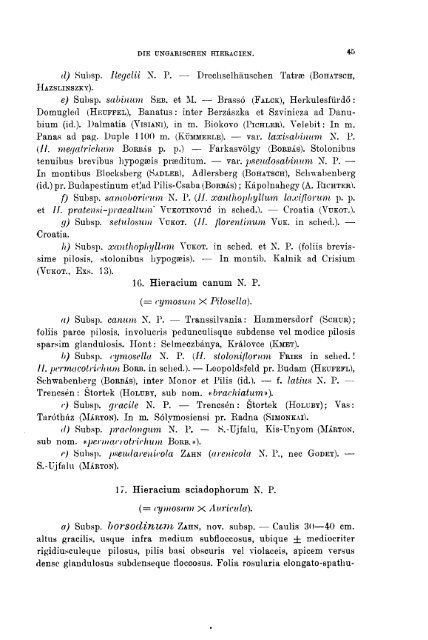 A Magyar Természettudományi Múzeum évkönyve 8. (Budapest 1910)