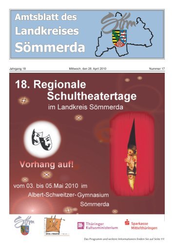 Nummer 17, erschienen am 28. April 2010 - Landkreis Sömmerda