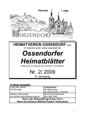 Ausgabe 2009 2 - Ossendorf