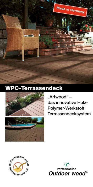 Montageanleitung offenes WPC Terrassendeck - Rettenmeier