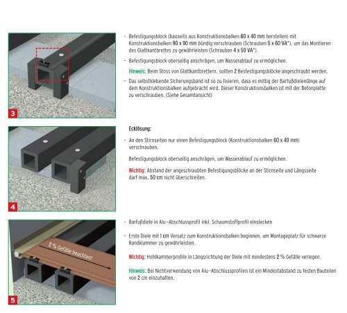 Aufbauanleitung Megawood - Holz-Scholbeck