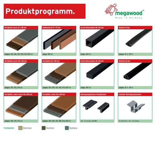 Aufbauanleitung Megawood - Holz-Scholbeck