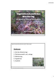 Vegetationskundliches Monitoring