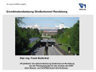 Sanierung des Rendsburger Kanaltunnels - VSVI Schleswig-Holstein