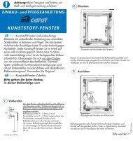 KUNSTSTOFF-FENSTER - moderne bauelemente