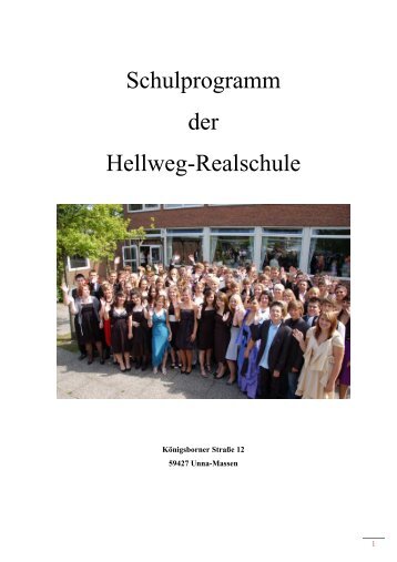 Schulprogramm der Hellweg-Realschule