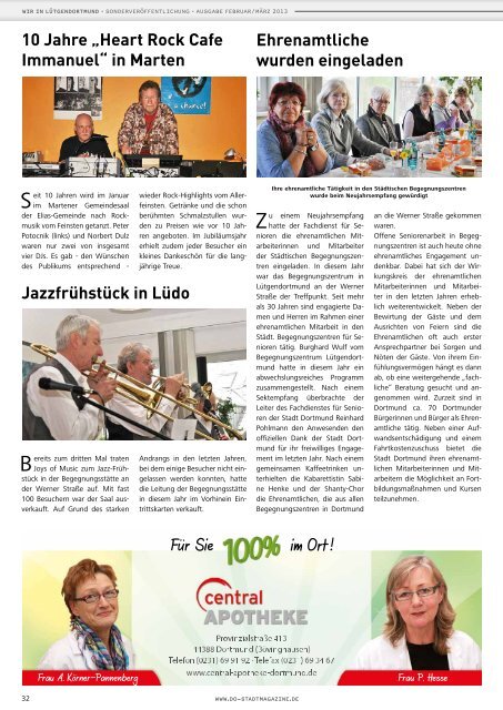 Wir in Lütgendortmund - Dortmunder & Schwerter Stadtmagazine