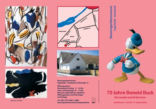 Flyer 70 Jahre Donald Duck - Ingolstadt