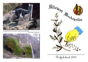 Dorfjahrbuch 2007 - Förderverein Pfarrgemeinde Uedelhoven