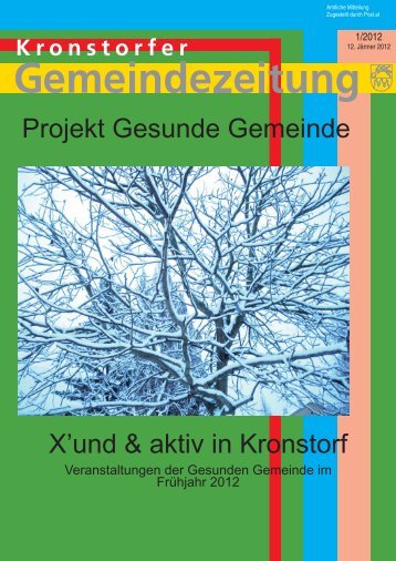 X'und & aktiv in Kronstorf Projekt Gesunde Gemeinde