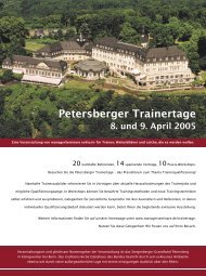 Petersberger Trainertage - managerSeminare.de