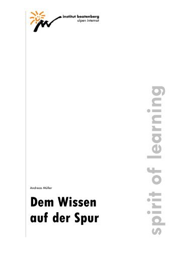 LernJobs – Teil eines Wirkungskreises - Institut Beatenberg