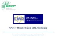 APWPT-Mitschrift zum EMR-Workshop Rev 1