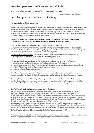 Kernkompetenzen Und Literaturverzeichnis Institut Asta