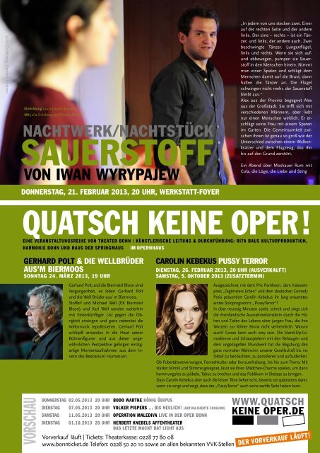 Magazin download - Theater Bonn