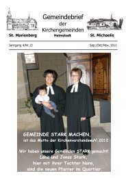 Gemeindebrief - St. Marienberg