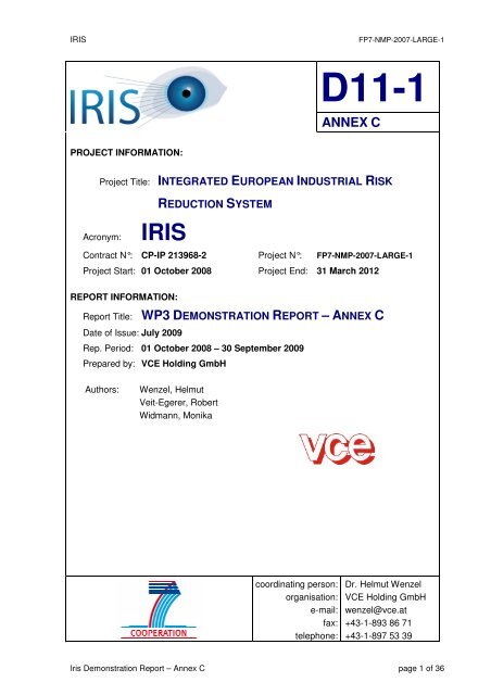 IRIS - VCE