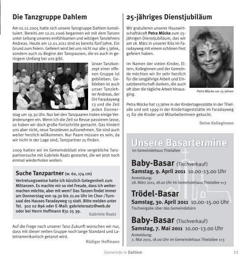 Mai | Juni 2011 (pdf) - Evangelischen Kirchengemeinde Berlin ...