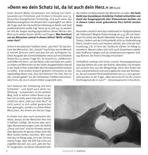 Mai | Juni 2011 (pdf) - Evangelischen Kirchengemeinde Berlin ...