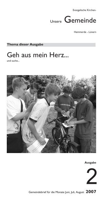 Geh aus mein Herz... - Evangelische Kirchengemeinde Hemmerde ...