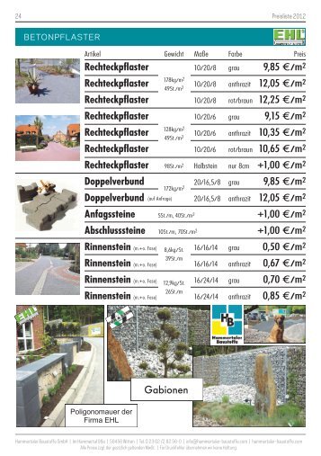 Rechteckpflaster 9,85 €/m2 Rechteckpflaster Rechteckpflaster ...