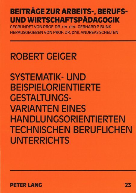 Dr Robert Geiger Lehrstuhl Fur Padagogik Tu Munchen