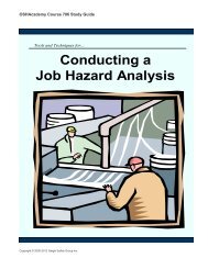 Conducting a Job Hazard Analysis - PDF Search Engine