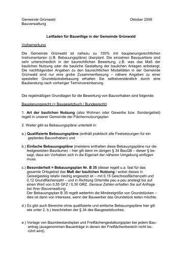 Leitfaden im pdf-Format - Gemeinde Grünwald