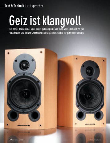 Test & Technik Lautsprecher - MW-AUDIO