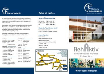 RehAktiv - Märkische Reha Kliniken GmbH